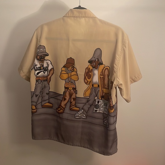 Hip hop streetwear button up shirt - Picture 2 of 3